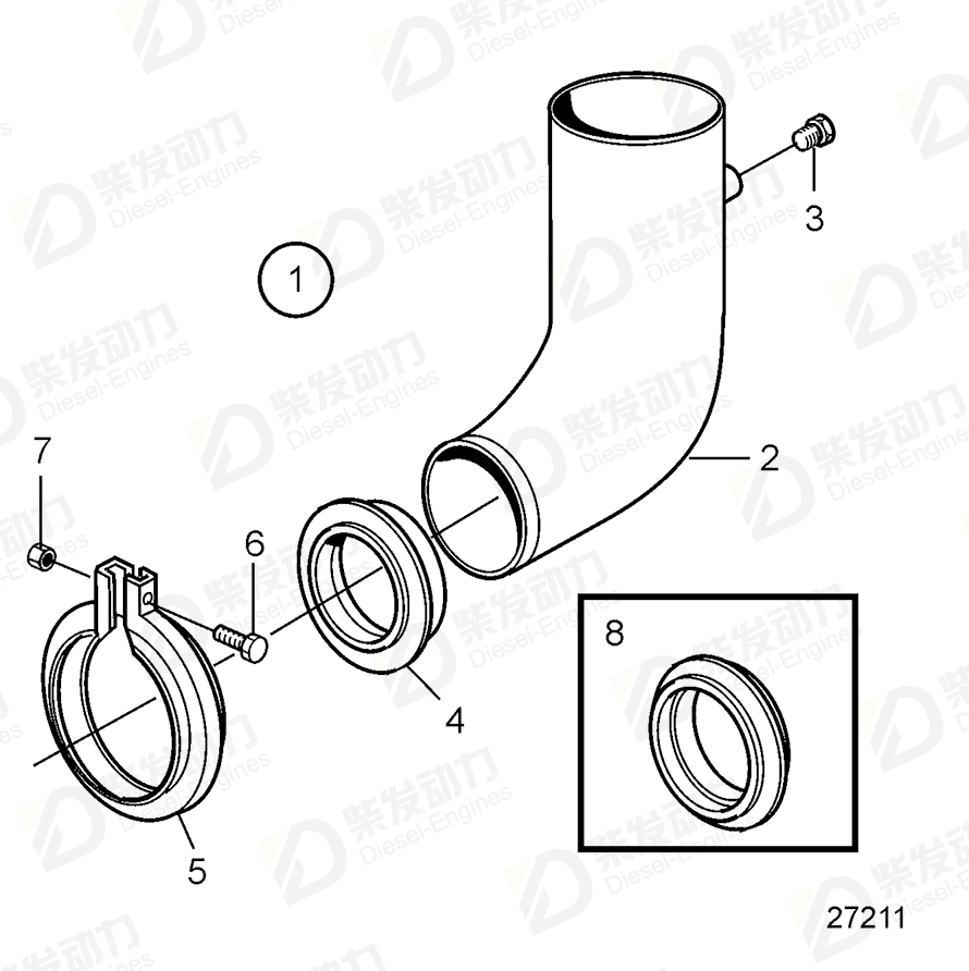 volvo penta Flange screw 994441 Drawing volvo penta Flange screw 994441 Drawing